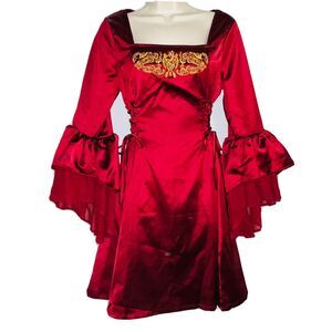House Of The Dragon Rhaenyra Targaryen Bell Sleeve Dress Size Medium NWT
